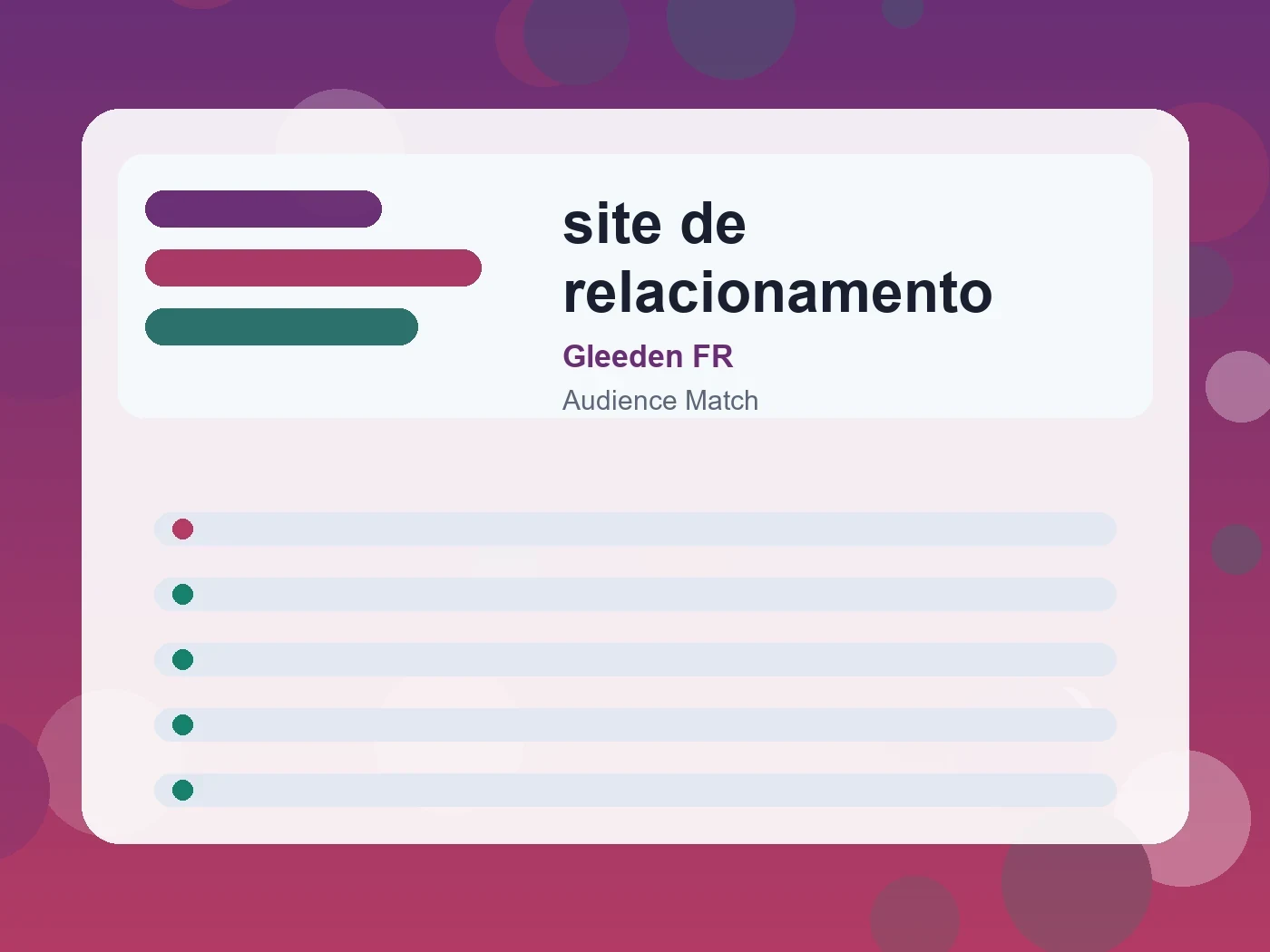 Gleeden FR site de relacionamento guide visual