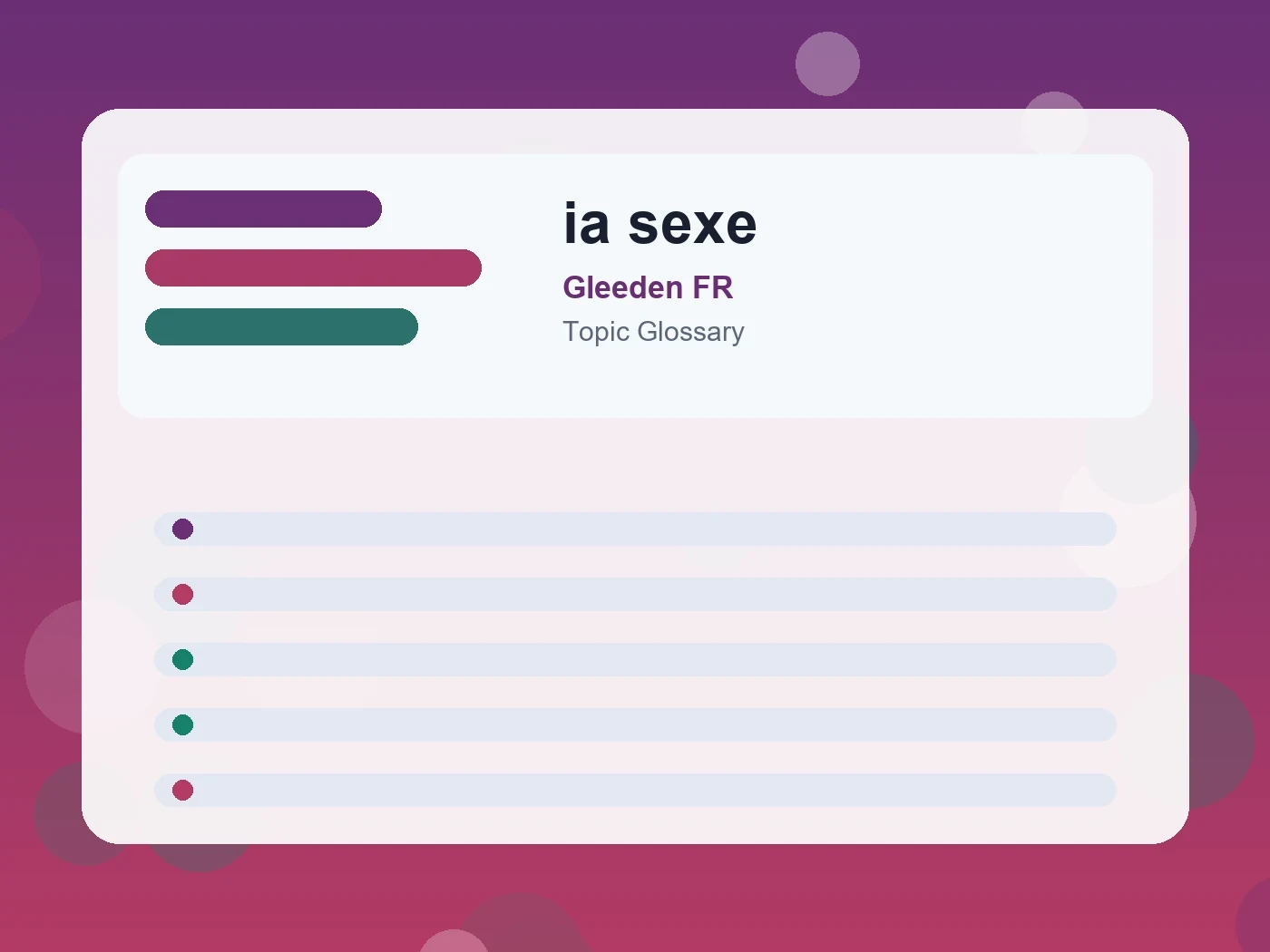 Gleeden FR ia sexe guide visual