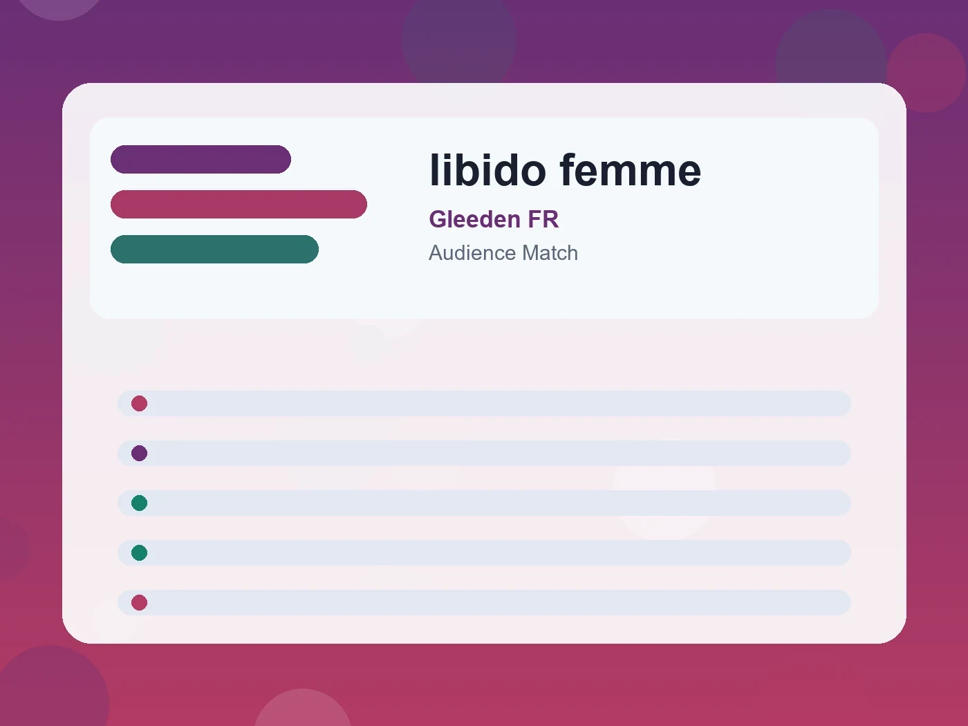 Gleeden FR libido femme guide visual