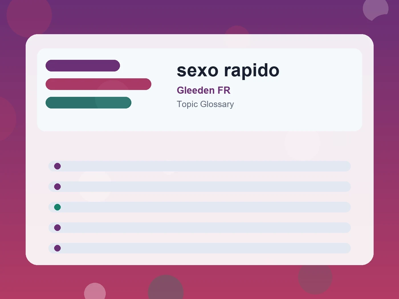Gleeden FR sexo rapido guide visual