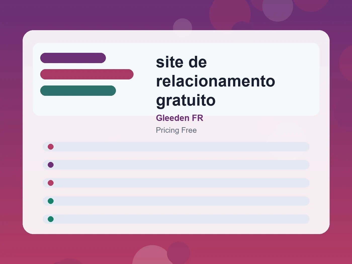 Gleeden FR site de relacionamento gratuito guide visual