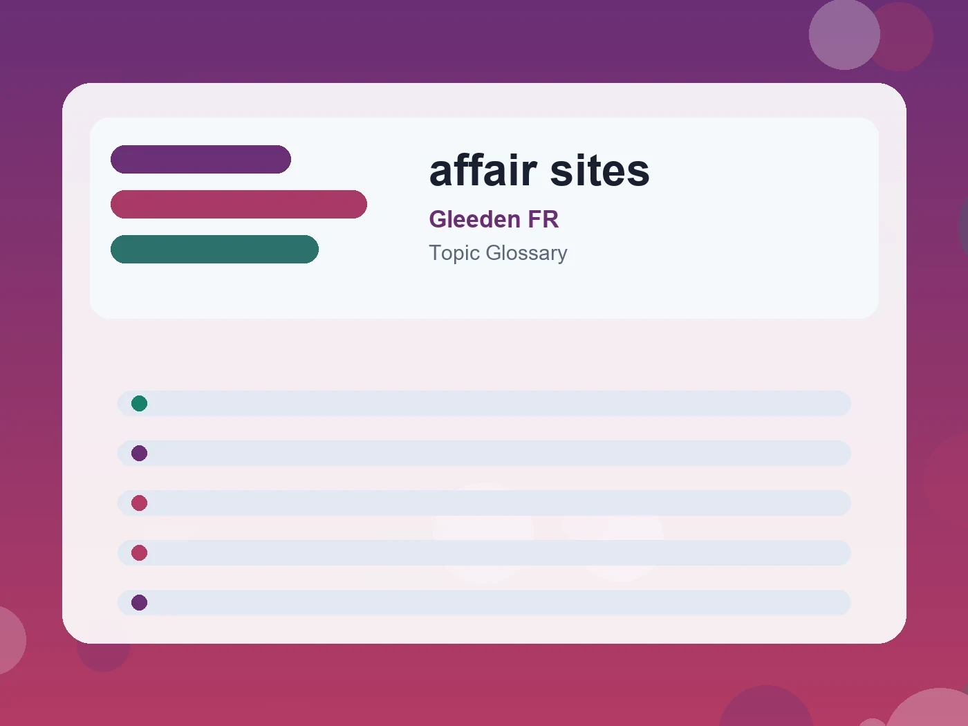 Gleeden FR affair sites guide visual
