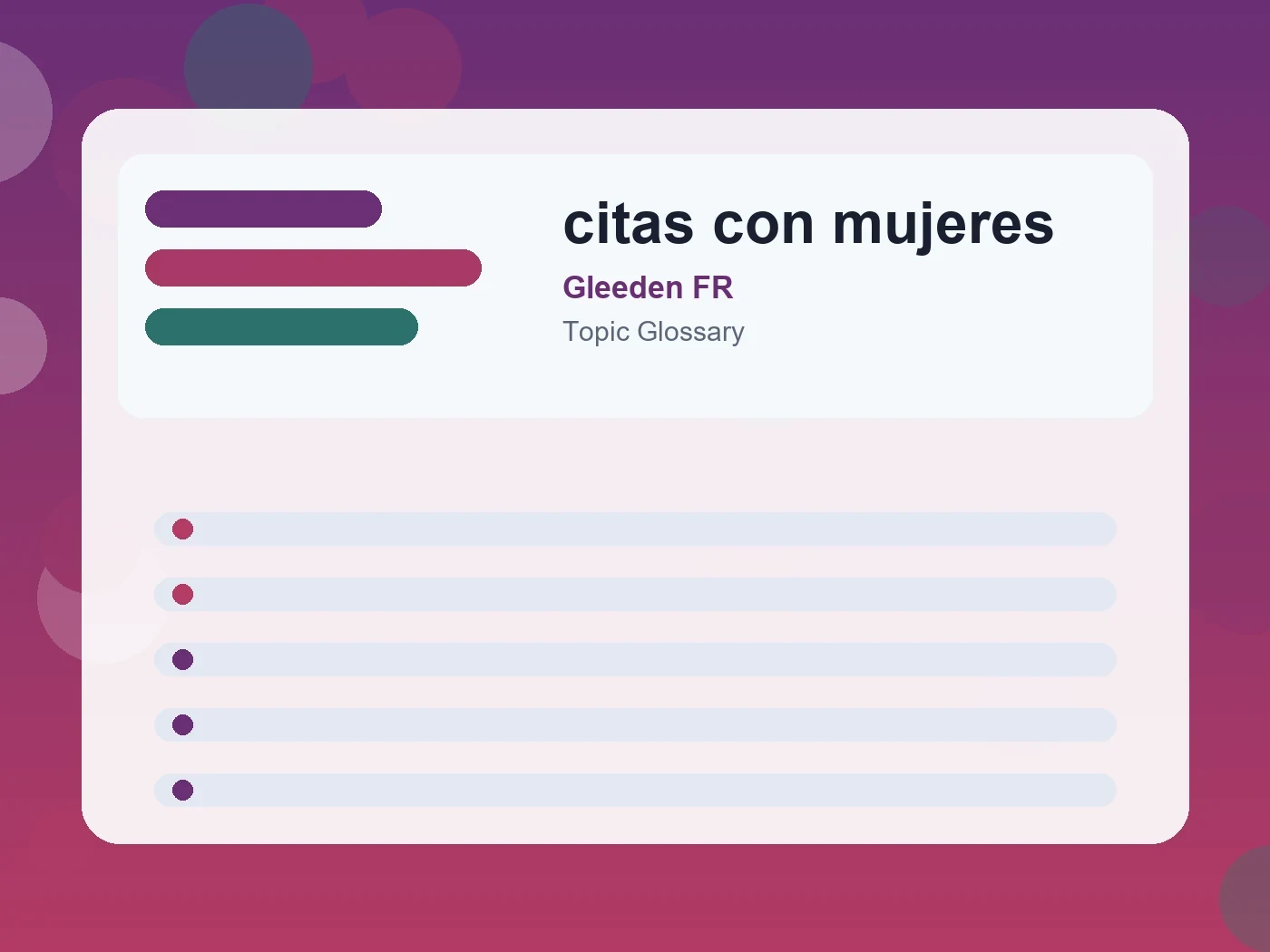 Gleeden FR citas con mujeres guide visual