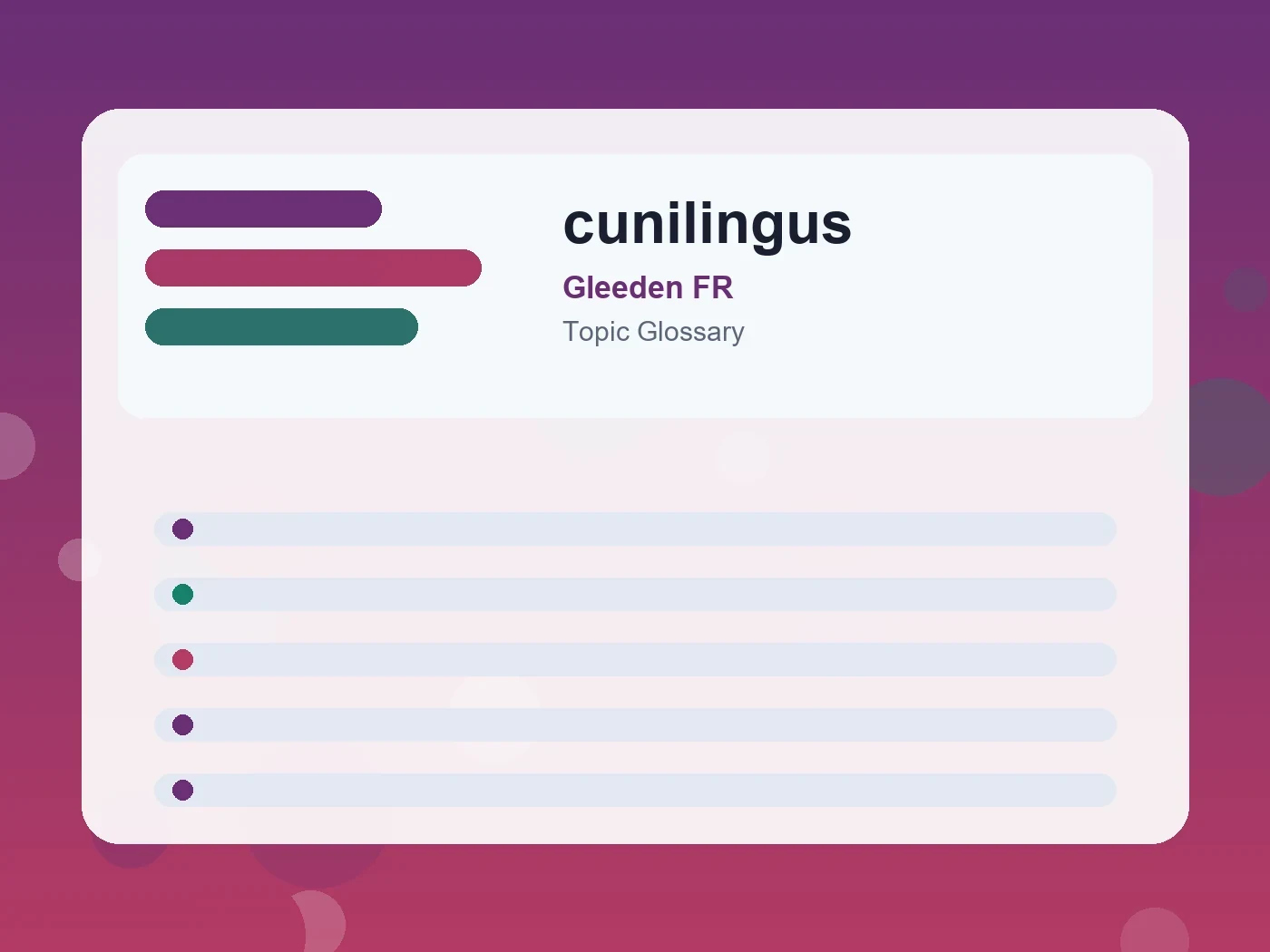 Gleeden FR cunilingus guide visual