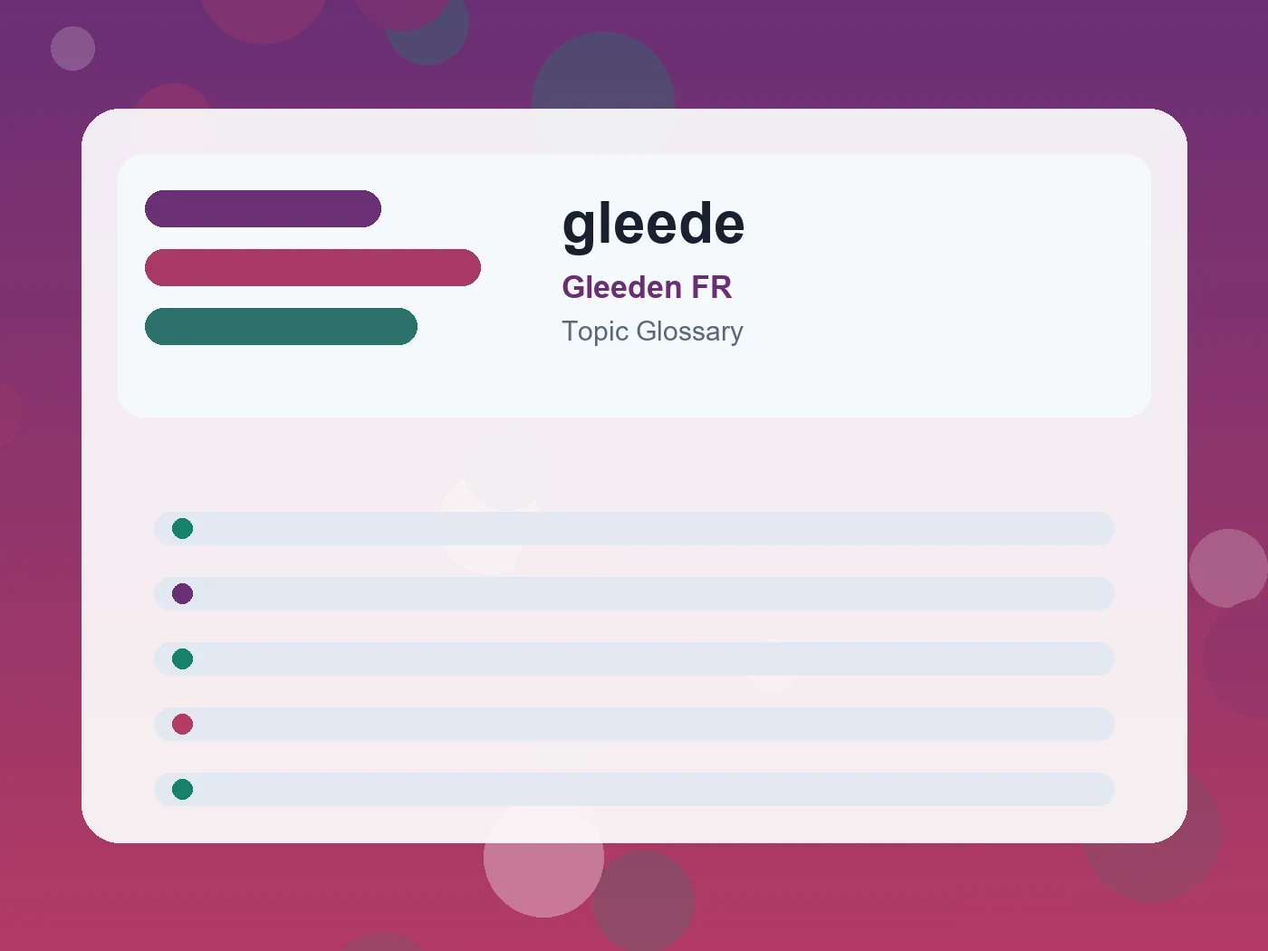 Gleeden FR gleede guide visual