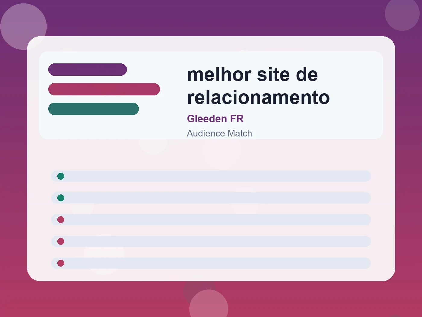 Gleeden FR melhor site de relacionamento guide visual