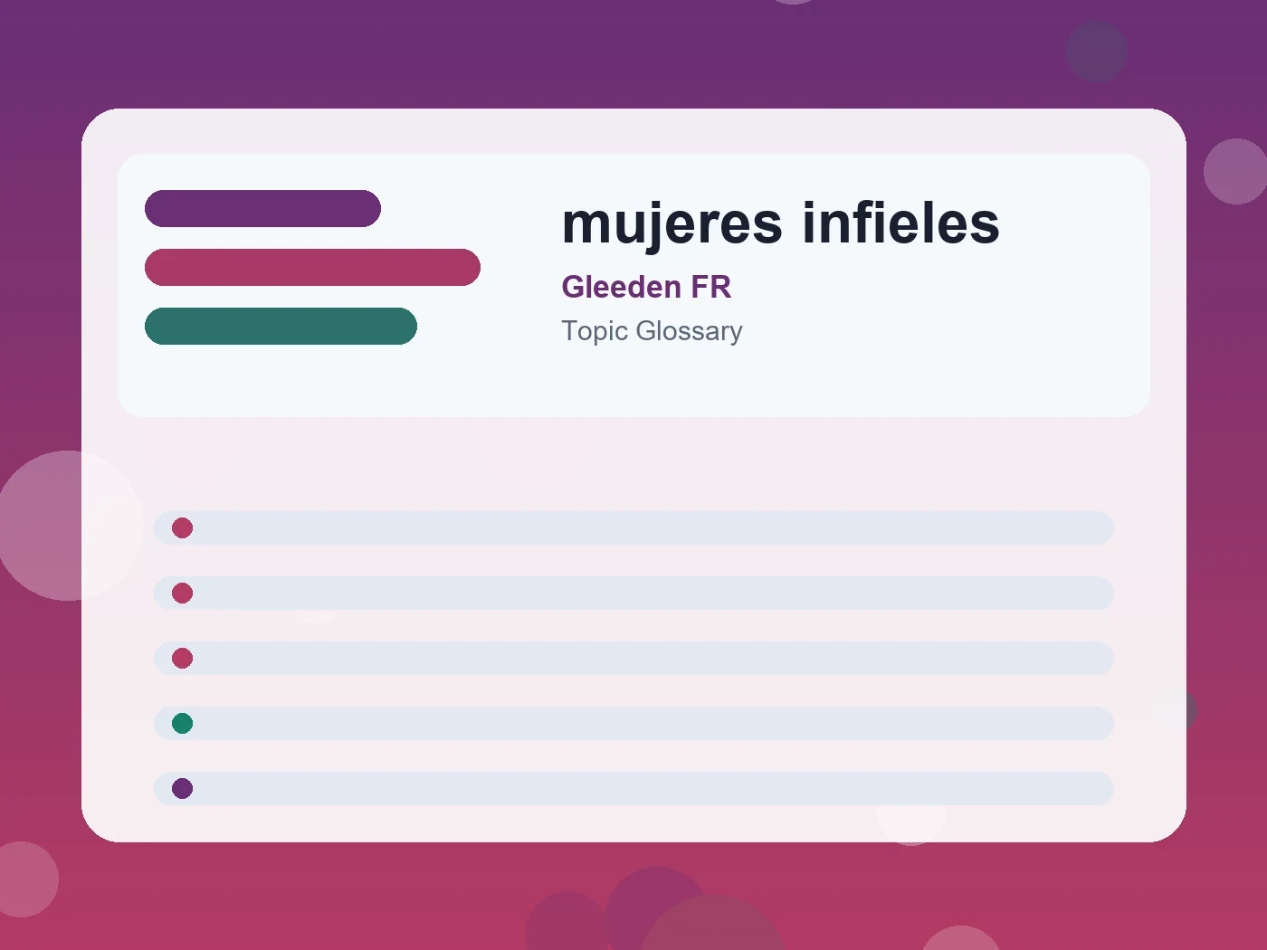 Gleeden FR mujeres infieles guide visual