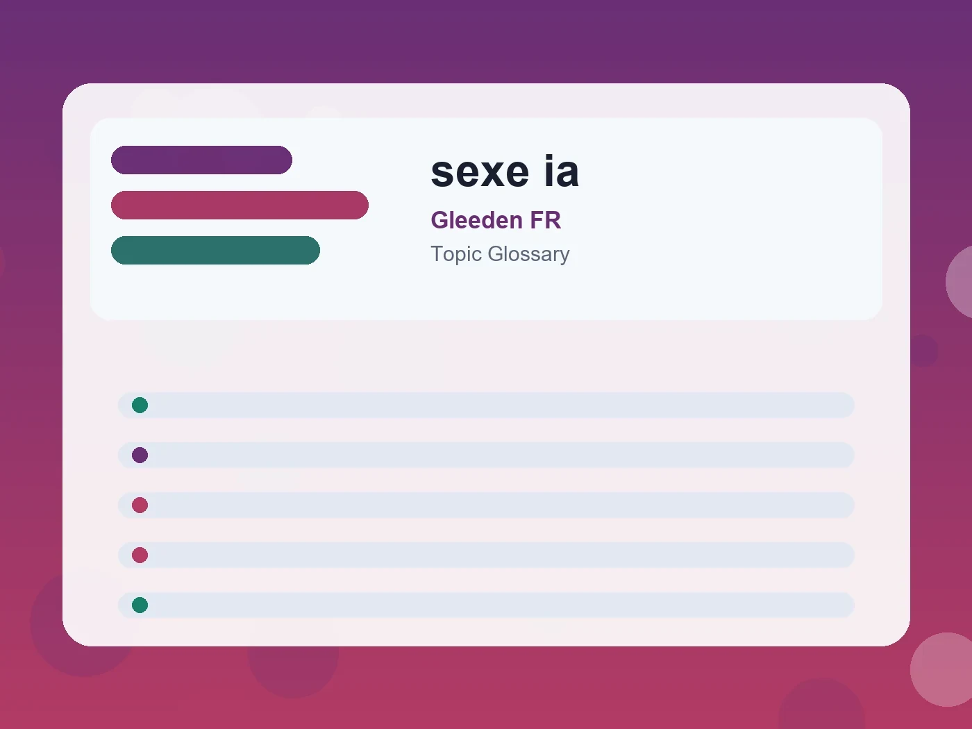 Gleeden FR sexe ia guide visual