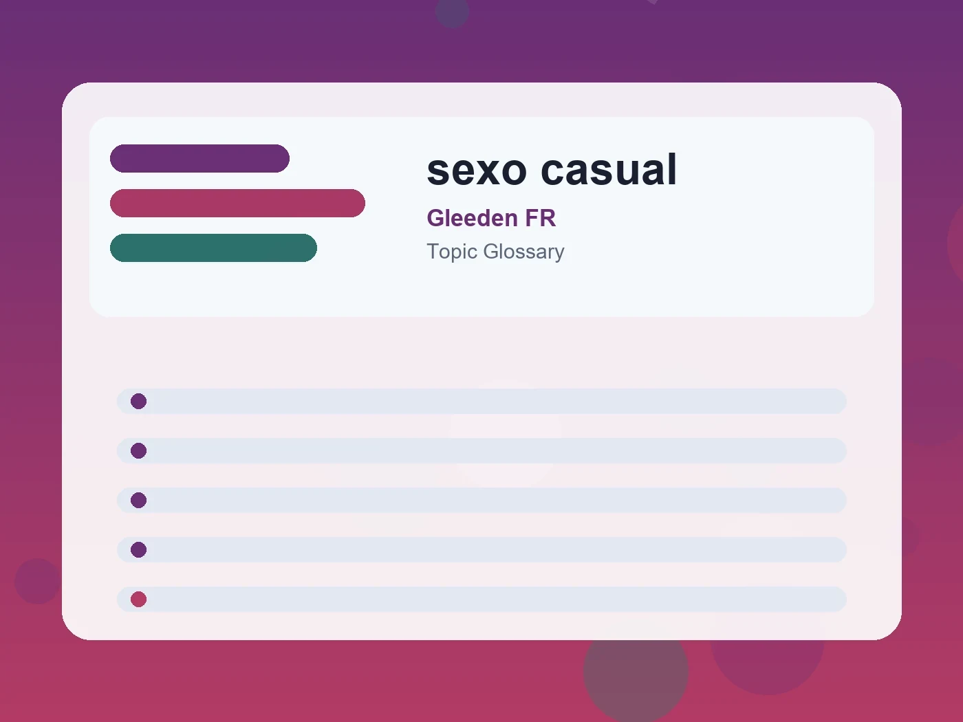 Gleeden FR sexo casual guide visual