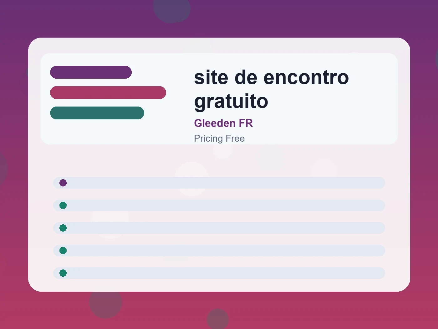 Gleeden FR site de encontro gratuito guide visual