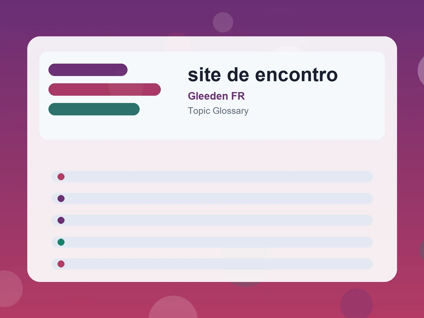 Gleeden FR site de encontro guide visual