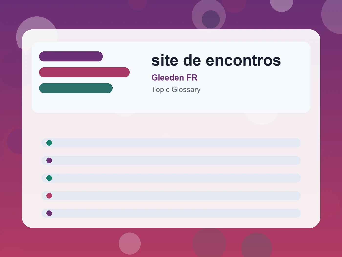 Gleeden FR site de encontros guide visual