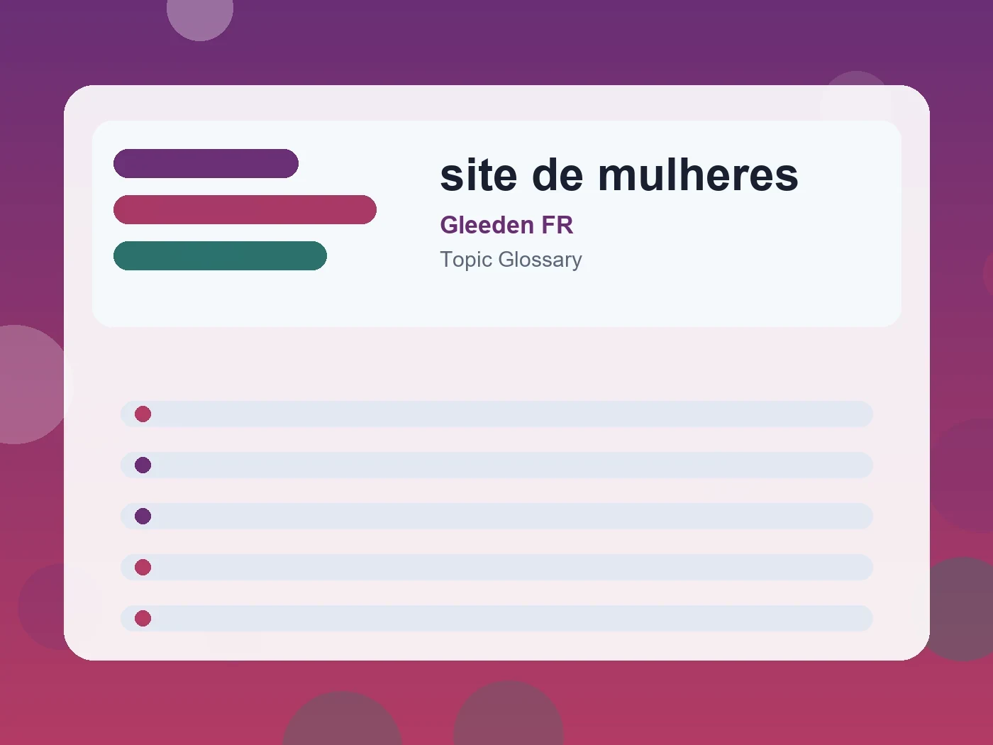Gleeden FR site de mulheres guide visual
