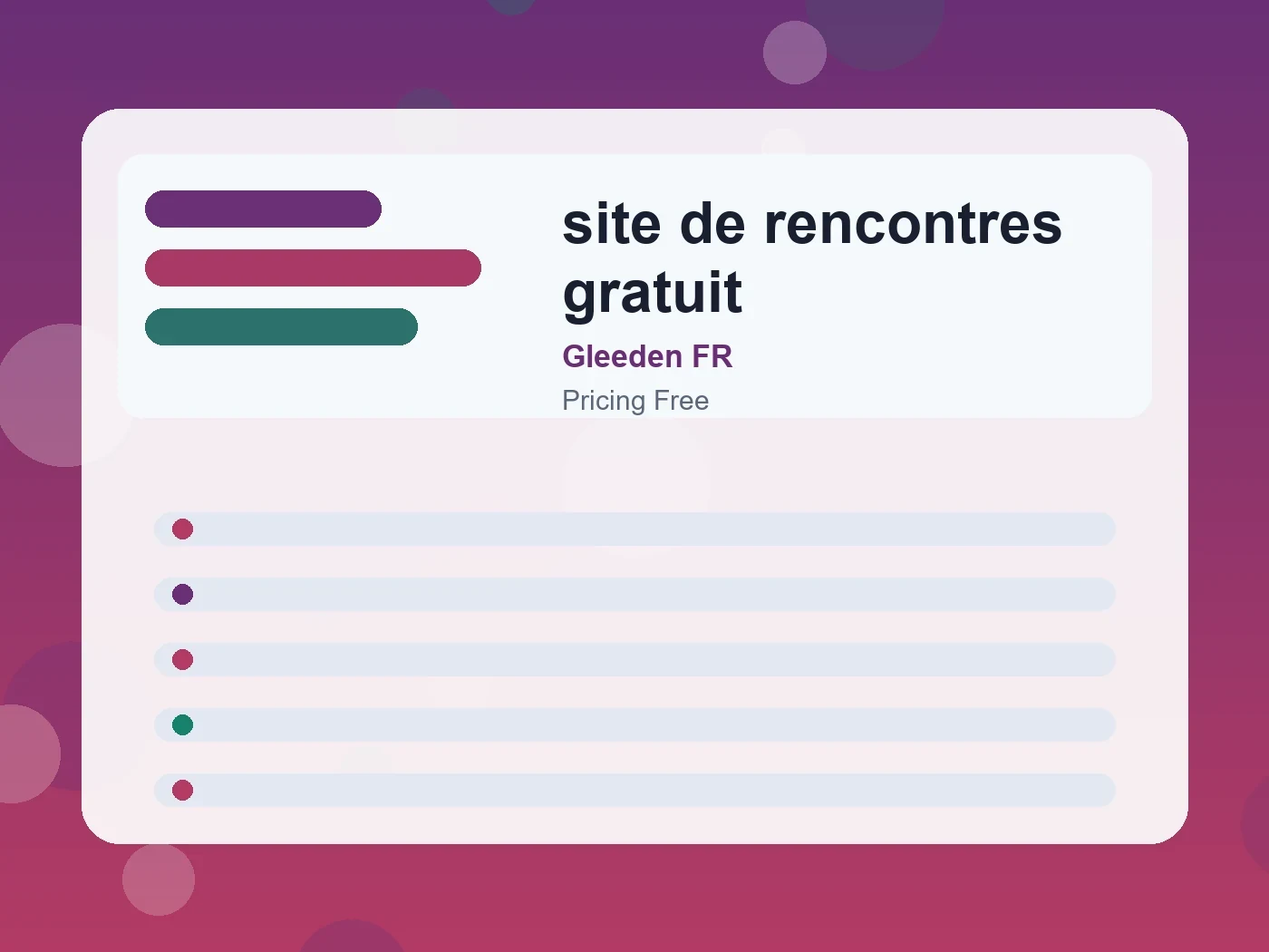 Gleeden FR site de rencontres gratuit guide visual