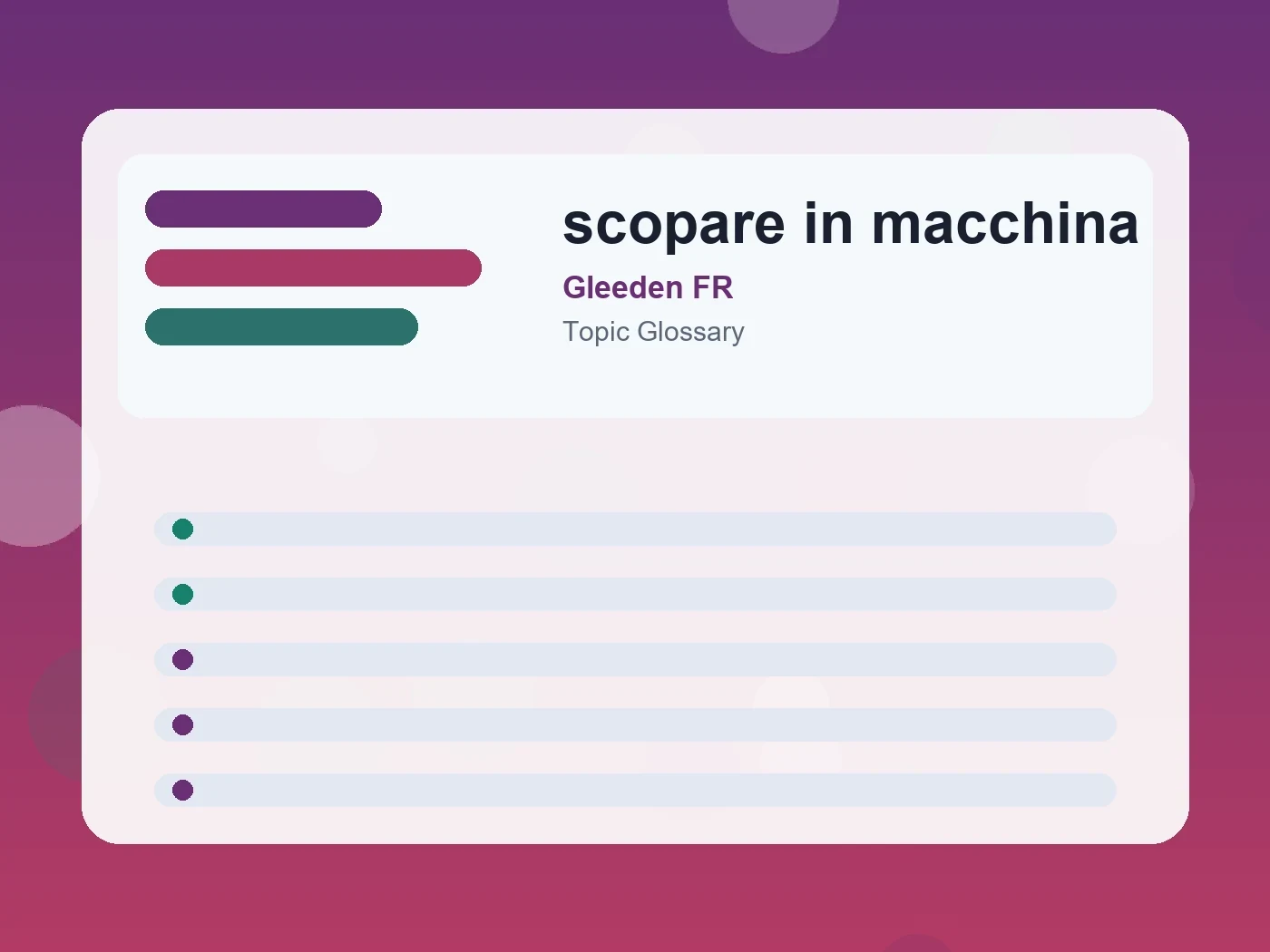 Gleeden FR scopare in macchina guide visual