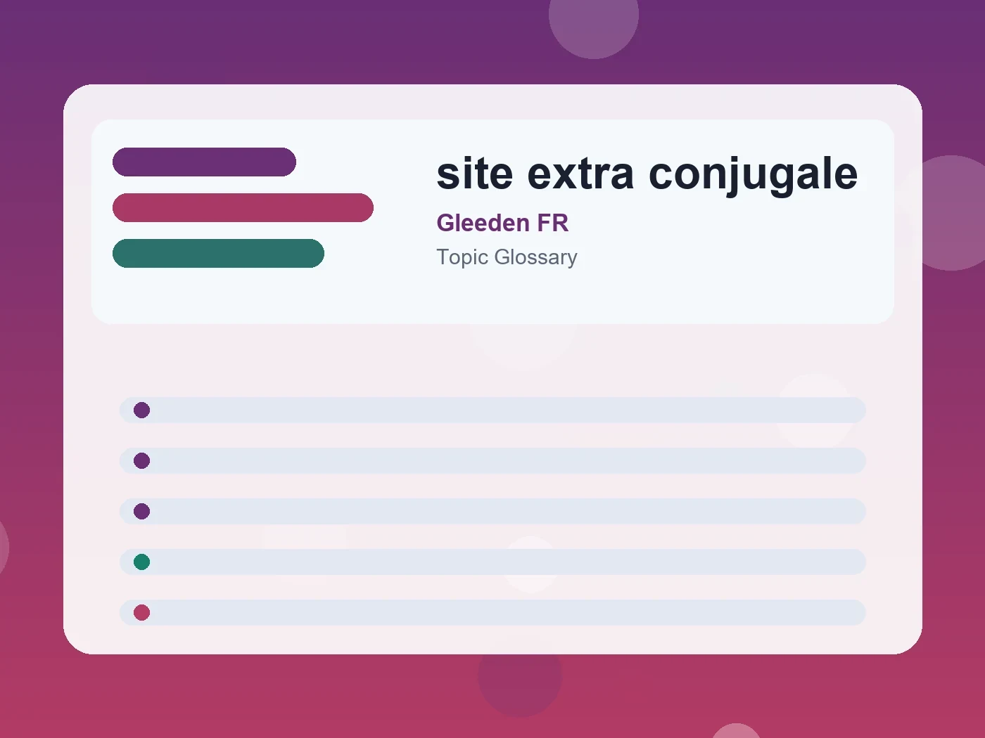 Gleeden FR site extra conjugale guide visual