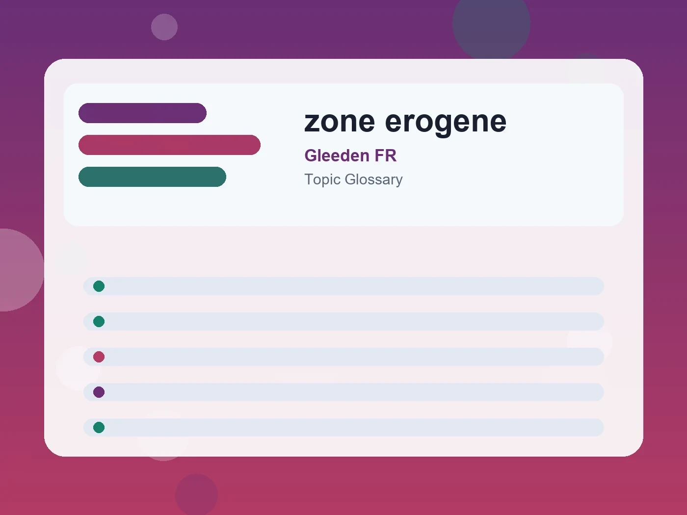 Gleeden FR zone erogene guide visual